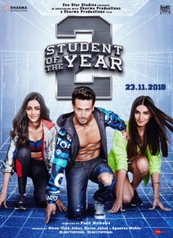 Student of the Year 2 movie poster