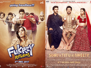 SKTKS vs Fukrey Returns Box Office Comparison