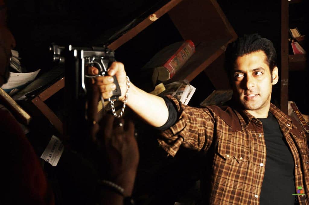 Salman Khan in the movie Wanted