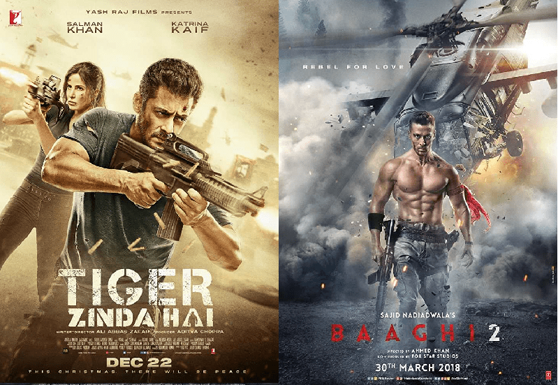 Day Wise Box Office comparison between Tiger Zinda Hai vs Baaghi 2